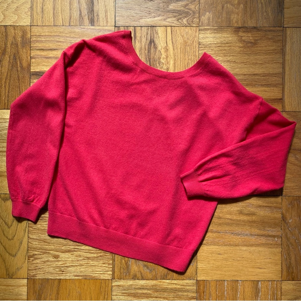 Banana Republic Coral Open Back Sweater Size XS